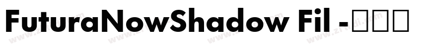 FuturaNowShadow Fil 字体转换
